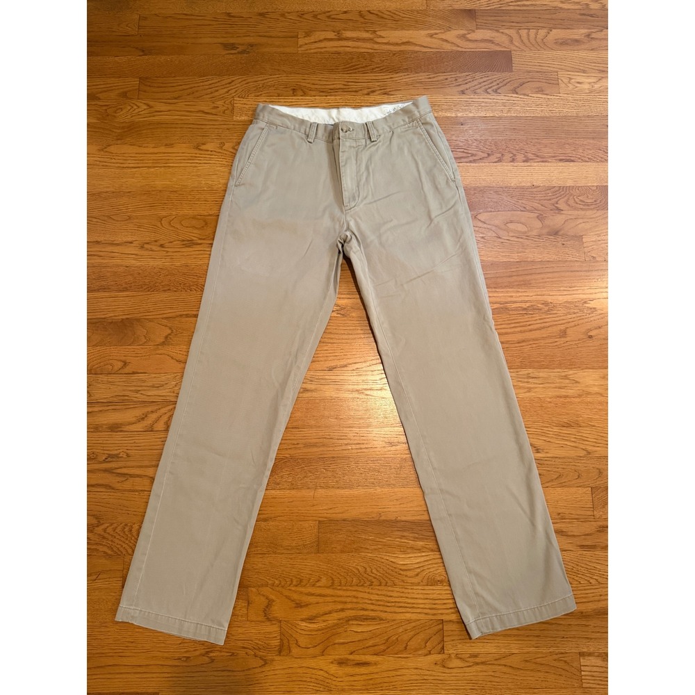 Polo Ralph Lauren Mens Classic Fit Chino Pants Tan Khaki 32x34 Cotton Twill